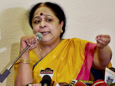 Tamil Nadu Congress chief 'thanks' Jayanthi Natarajan for quitting party Tamil Nadu Congress chief 'thanks' Jayanthi Natarajan for quitting party