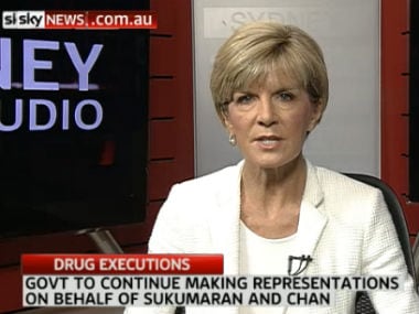 Julie Bishop in this screenshot.