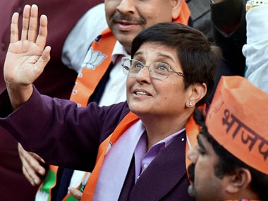 Kiran Bedi declares assets worth Rs 11.65 crores belonging to her and ...
