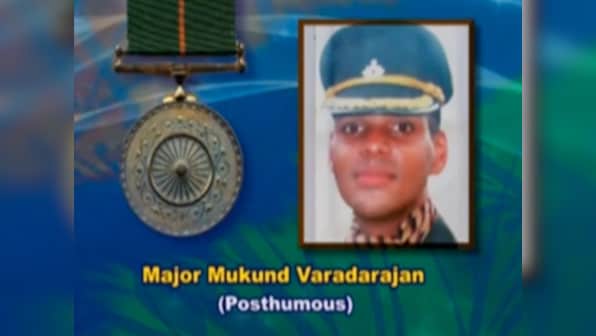 Major Mukund Varadarajan, Naik Neeraj Kumar awarded Ashoka Chakra posthumously 