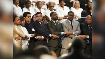 US remembers Martin Luther King Jr amid racial tensions over police killings 