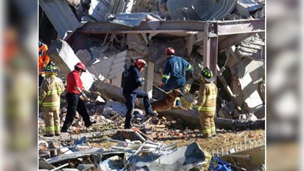 Gas blast wrecks Mexico City's maternity hospital; 2 dead, 73 hurt 