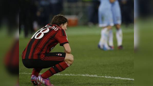 AC Milan's troubles mount after Cup defeat by 10-man Lazio