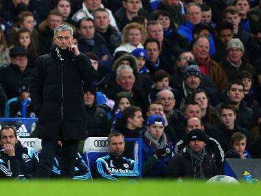 Jose Mourinho manager of Chelsea reacts during the FA Cup Fourth Round match between Chelsea and Bradford City at Stamford Bridge. Getty 