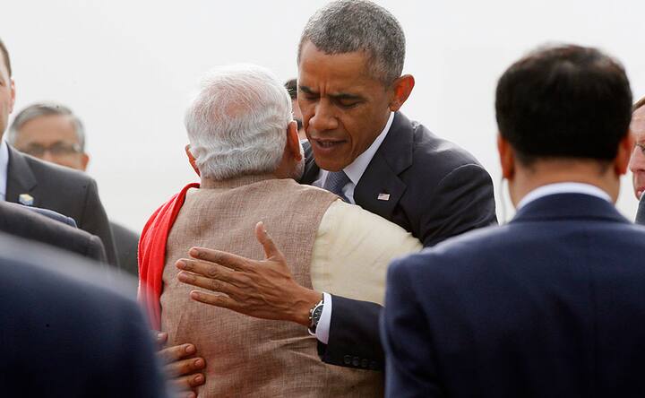 Sealed with a hug: Modi, Obama make cute new BFFs