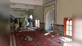 Bomb blast kills almost 50 at a Shia mosque in Pakistan