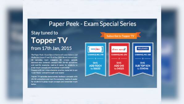 Topper TV's Paper Peek set to help students score more in exams