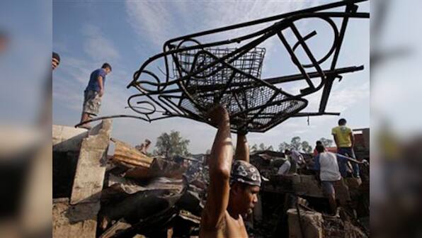Fire destroys hundreds of Philippine shanties