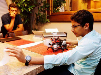 Braille printer out of Legos: 13-year-old Shubham Banerjee starts Silicon Valley firm Braille printer out of Legos: 13-year-old Shubham Banerjee starts Silicon Valley firm