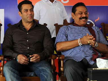 Tamil group protests outside Salman Khan's home over backing Rajapaksa Tamil group protests outside Salman Khan's home over backing Rajapaksa