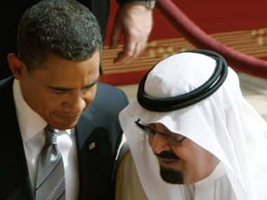 Obama with King Abdullah in this 2009 file photo. AP