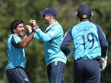 File picture of Scotland cricketers. AFP