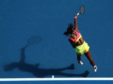 Sick Serena cuts short practice on eve of Australian Open final  Sick Serena cuts short practice on eve of Australian Open final