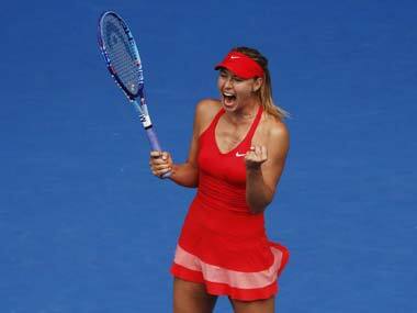 Sharapova schools Bouchard; will play Makarova in Australian Open semifinals