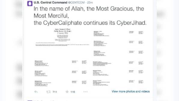 US military's Twitter, YouTube account hacked is more an embarrassment than threat