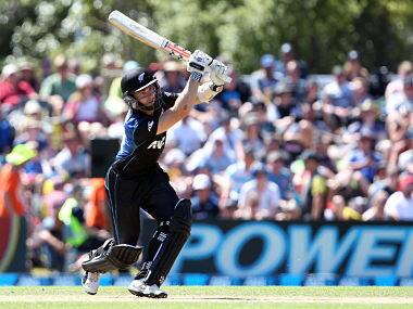 Kane Williamson bats during the 6th ODI between New Zealand and Sri Lanka at University Oval. Getty 