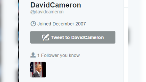 Not a real 'bro': Barack Obama follows wrong David Cameron on Twitter