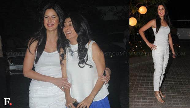 Katrina Kaif at Farah Khan's birthday bash. 