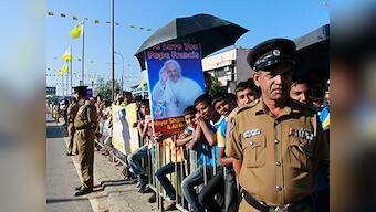 Pope Francis arrives in Sri Lanka on week-long Asian tour