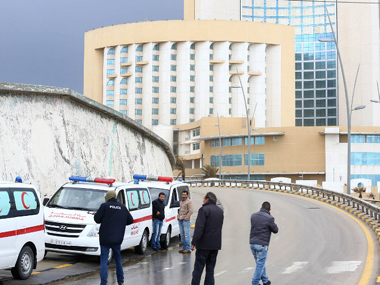 Libya attack: 9 killed by armed gunmen at luxury Corinthia hotel in Tripoli Libya attack: 9 killed by armed gunmen at luxury Corinthia hotel in Tripoli