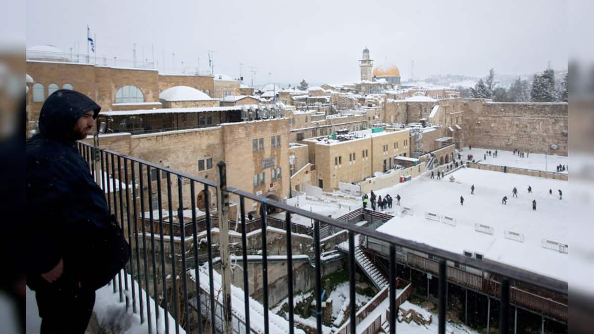 Photos: Jordan, Jerusalem blanketed with snow as winter storm hits ...