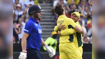 Finch ton, Marsh five-for help Australia thump England in World Cup opener