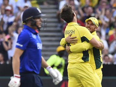 Finch ton, Marsh five-for help Australia thump England in World Cup opener Finch ton, Marsh five-for help Australia thump England in World Cup opener