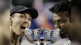 Martina Hingis, Leander Paes win Australian Open mixed-doubles title 