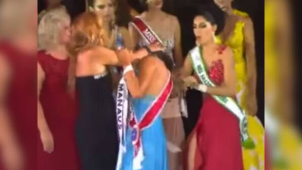 Viral Video: In Brazil, runner-up snatches crown off winner in beauty pageant 