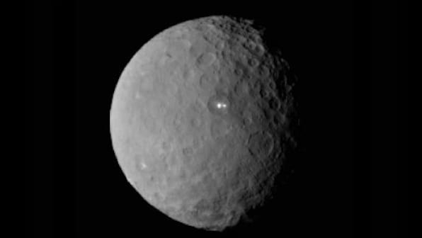 NASA spots mysterious bright lights on dwarf planet Ceres as explorer probe nears orbit 
