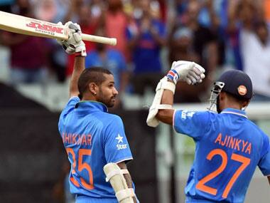Dhawan and Rahane shone against South Africa. AFP