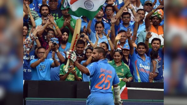 World Cup 2015: India's brave decision to stick with Dhawan is paying off