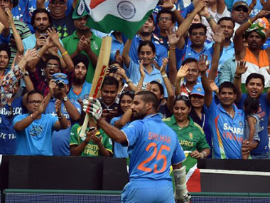 World Cup 2015: India's brave decision to stick with Dhawan is paying off World Cup 2015: India's brave decision to stick with Dhawan is paying off