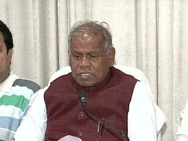 Jitan Ram Manjhi resigned as Bihar CM today. ANI/Twitter