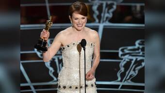 Julianne Moore wins Oscar for best actress in a leading role for 'Still Alice' 