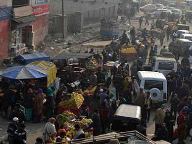 A market in Srinagar: Naresh Sharma