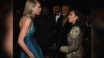Grammys 2015: Kim is all 'awkward' as Kanye West rants against Beck's award