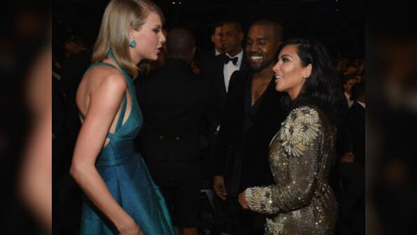 Grammys 2015: Kim is all 'awkward' as Kanye West rants against Beck's award