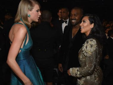 Grammys 2015: Kim is all 'awkward' as Kanye West rants against Beck's award