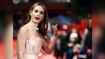 For her Cinderella act, Lily James prepared by reading about Gandhi