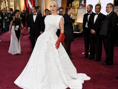 Oscars 2015: Lady Gaga's crystal-embellished took 1600 hours to make 