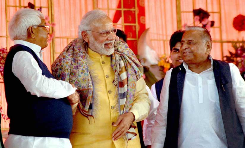 BFFs forever: Check out the Modi, Lalu, Mulayam love fest that stunned India BFFs forever: Check out the Modi, Lalu, Mulayam love fest that stunned India