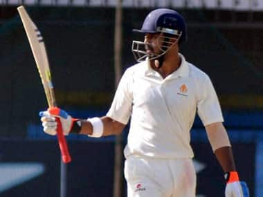 Lokesh Rahul after his fifty against Assam. PTI