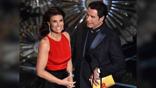 Oscars 2015: Idina Menzel finally gets her revenge on Travolta, calls him Glom Gazinga