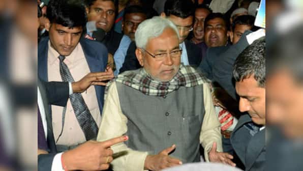 Bihar crisis: Nitish leaves for Delhi with supporting MLAs