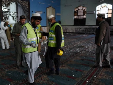 The mosque which was attack. AFP