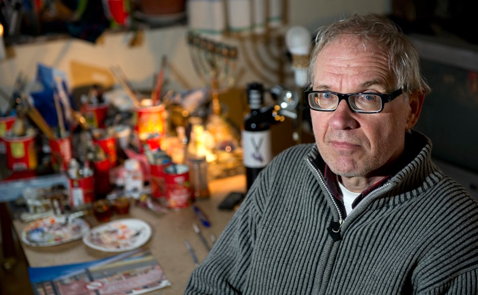 Controversial Swedish artist Lars Vilks is seen in Nyhamnslage. Vilks stirred controversy in 2007 with published drawings depicting the Prophet Mohammad as a dog which sparked threats from Islamist militant groups. File/Reuters Controversial Swedish artist Lars Vilks is seen in Nyhamnslage. Vilks stirred controversy in 2007 with published drawings depicting the Prophet Mohammad as a dog which sparked threats from Islamist militant groups. File/Reuters