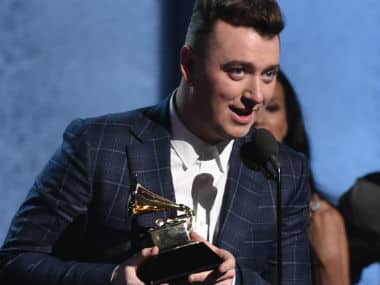 Sam Smith wins 4 Grammys including best song, Beck picks up album of the year 