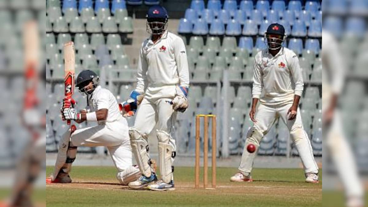 Ranji Trophy Harmeet's sixfor helps Mumbai take lead against