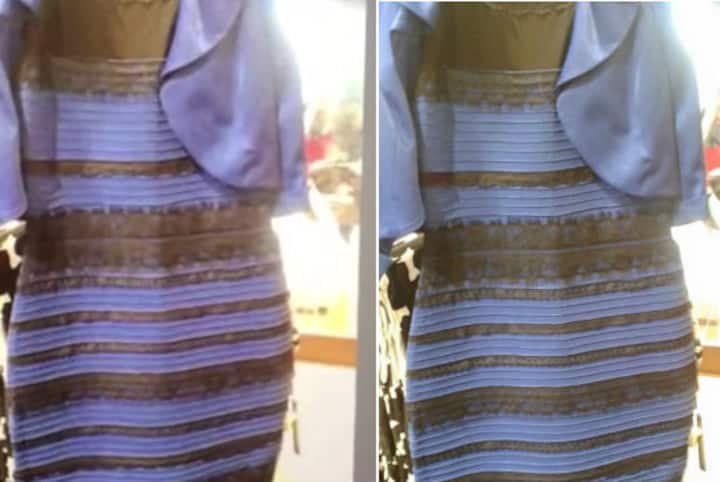 The Internet's latest obsession: White and gold or blue and black? What colour is #TheDress?